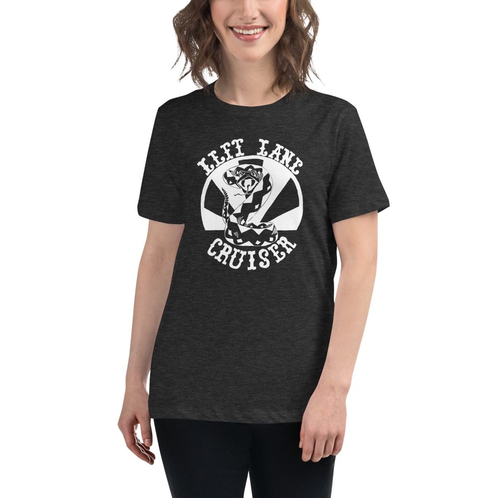 Gildan Left Lane Cruiser Band Tee Gildan Softstyle Charcoal Gray Graphic Tee